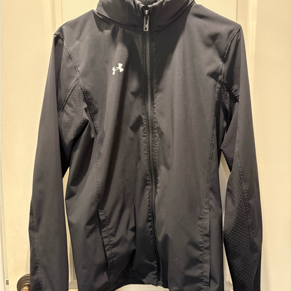 Under Armour Black Zip-Front Performance Jacket